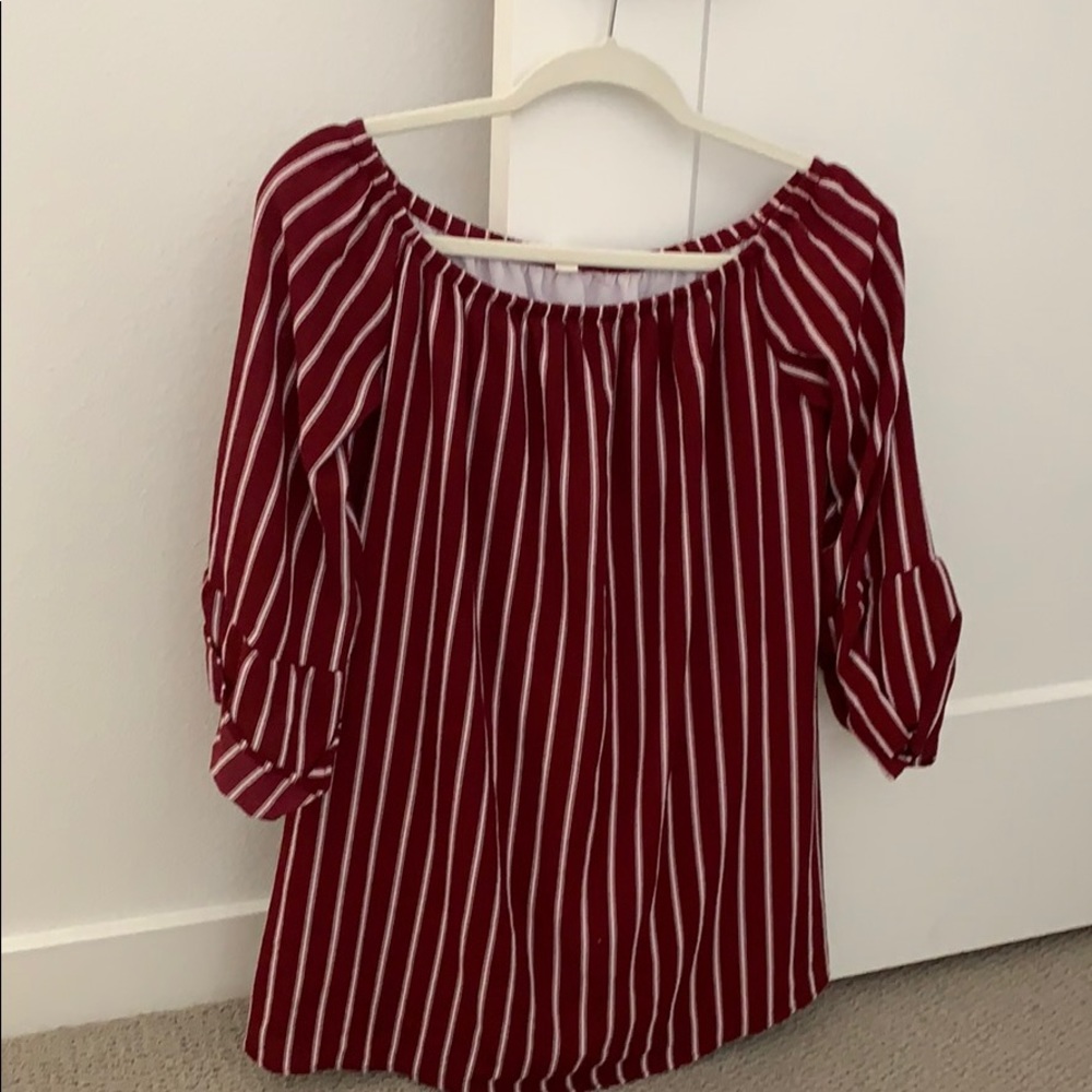 Off the shoulders dress